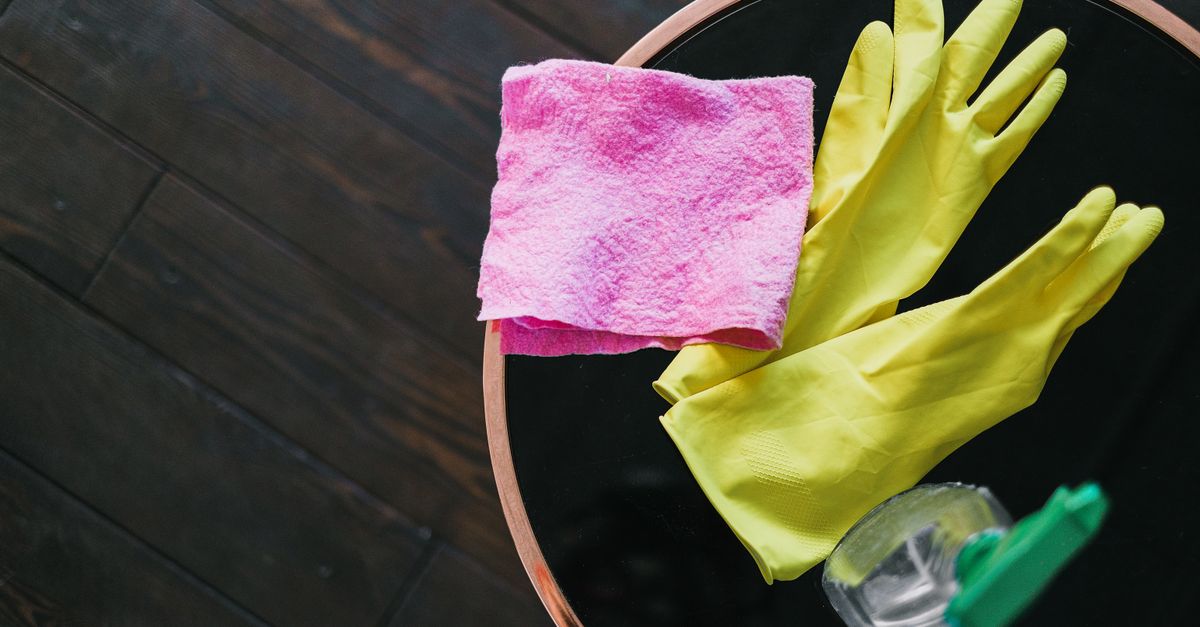 Protective gloves. Photo by SHVETS production on Pexels.